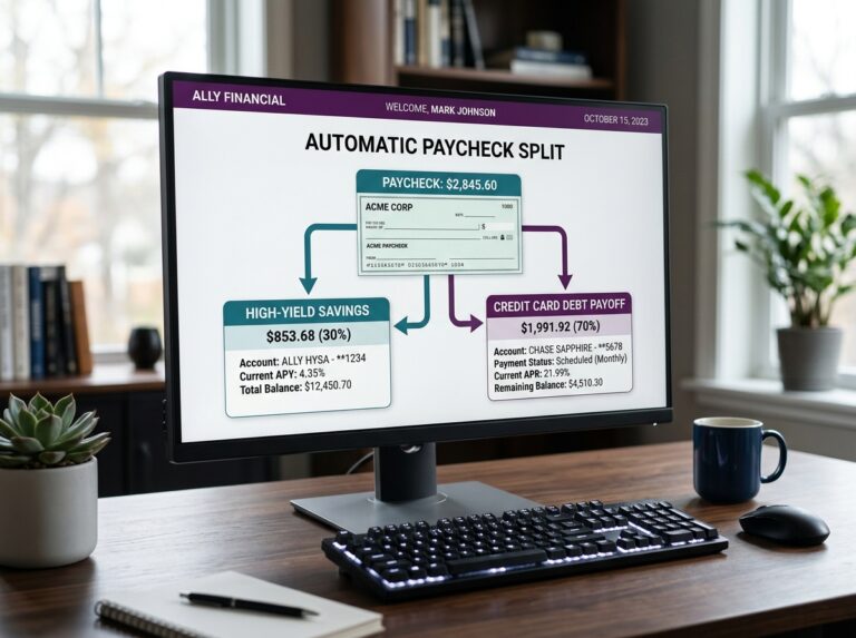 automate savings and debt pay