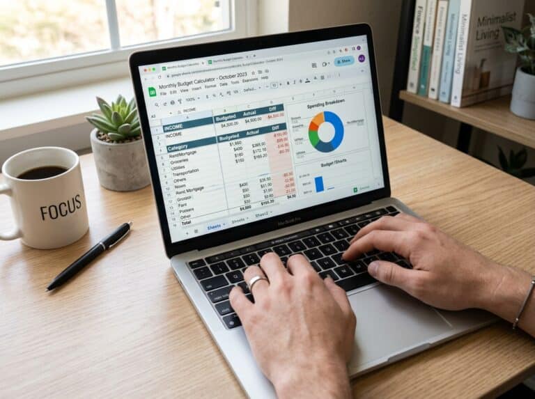 monthly budget calculator google sheets